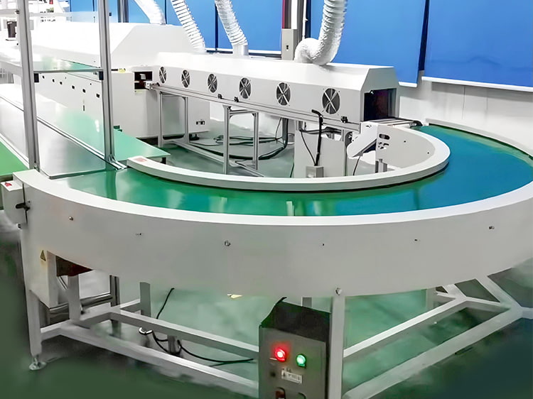 90 Degree Turn Belt Conveyor