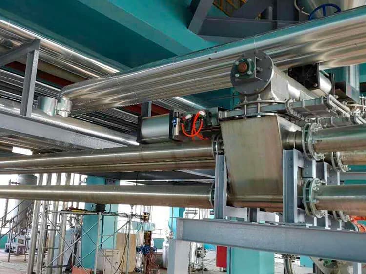 Audop Pipe Chain Conveyor for powder and granule transport
