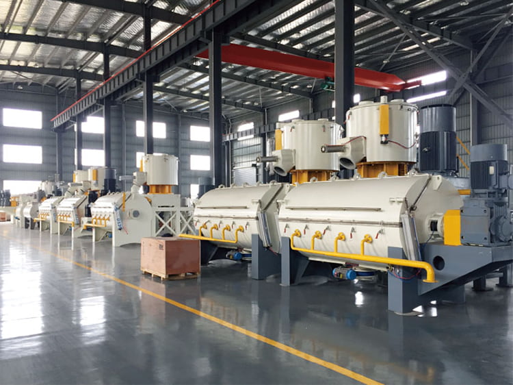 SRL-W series horizontal mixing unit