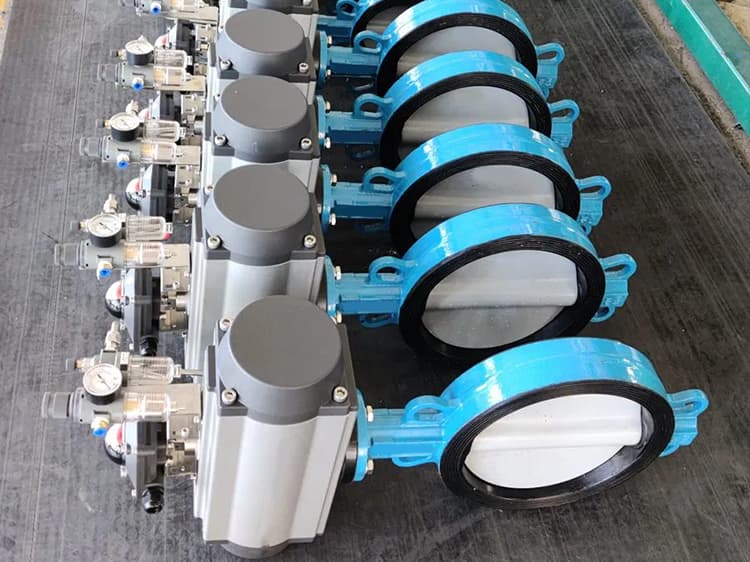 Air Actuated Butterfly Valve