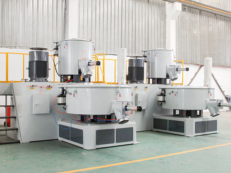 Best hot and cool mixing unit for plastics