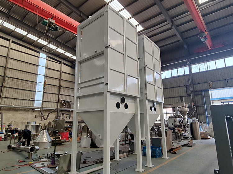 closed-type ton bag unloading machine for dusty powders
