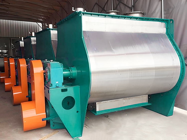 Double-Shaft Paddle Gravity-Free Mixer