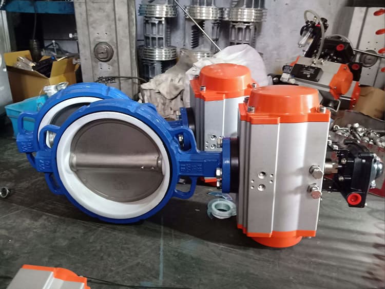 pneumatic butterfly valve