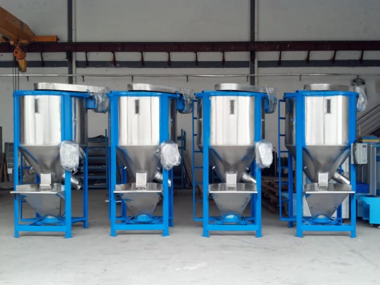 powder mixing homogenizing silo