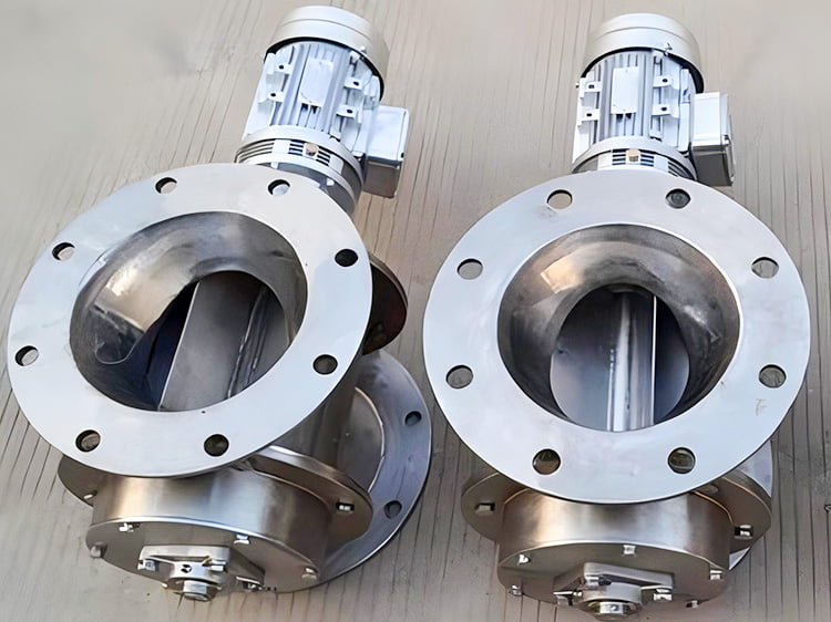 Rotary Vane Feeder in Cement Factory