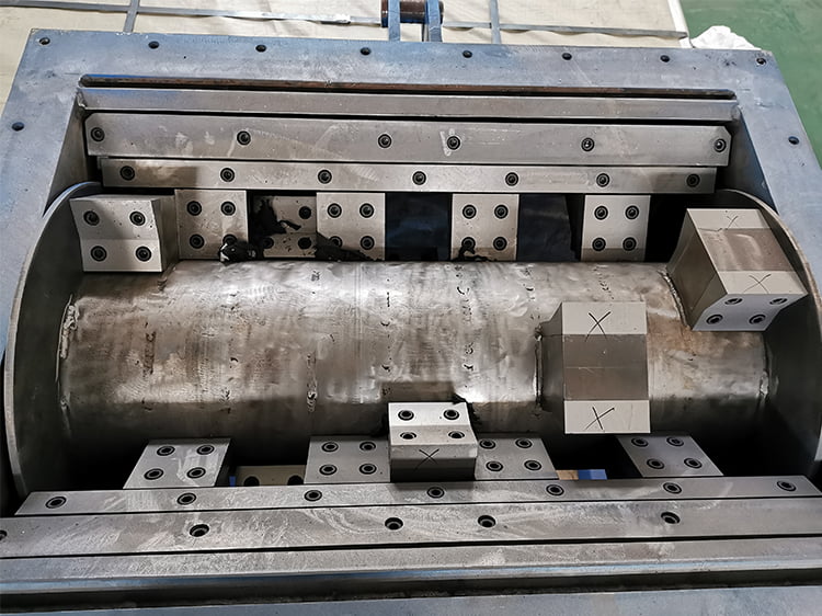 waste recycling single shaft shredder
