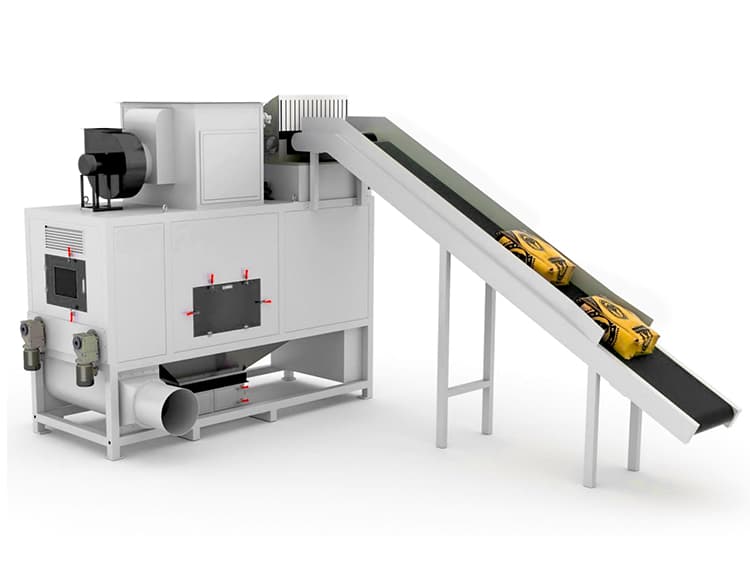 small bag automatic unpacking system for high-volume factories