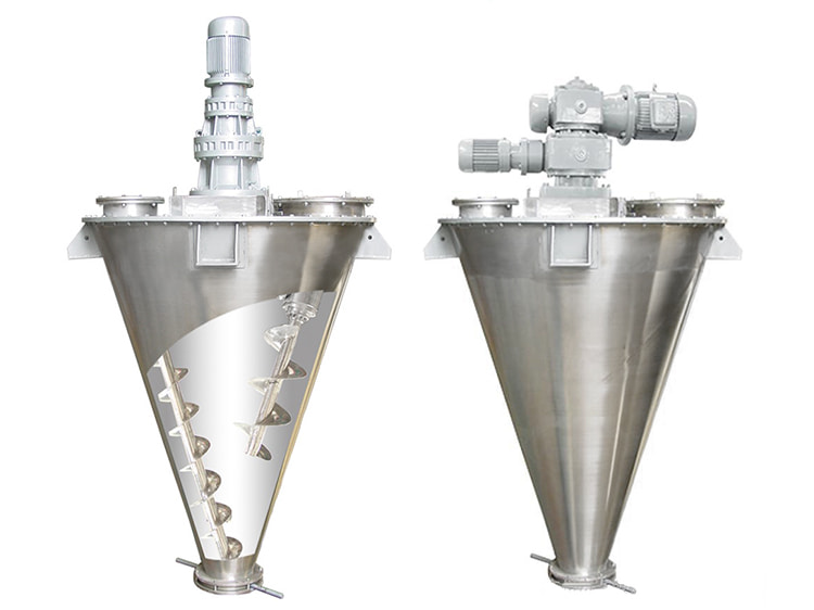 vertical blender double screw conical mixer for dry powder