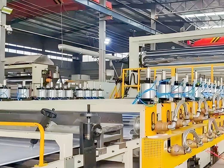 what is a thick plate extrusion line