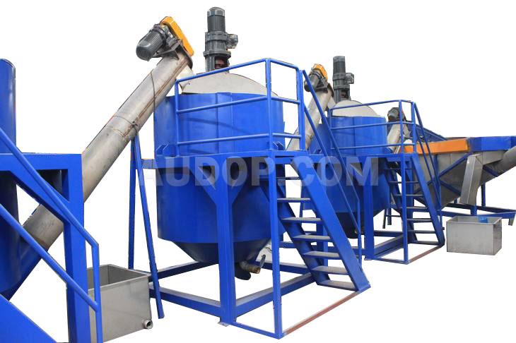 PET Bottle Flakes Washing Recycling Line