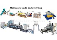 Waste PP PE Plastic Film Washing Recycling and Drying Line